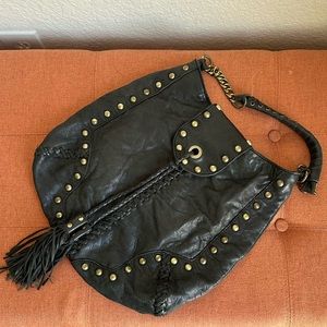 Cynthia Rowley Black Leather Bag